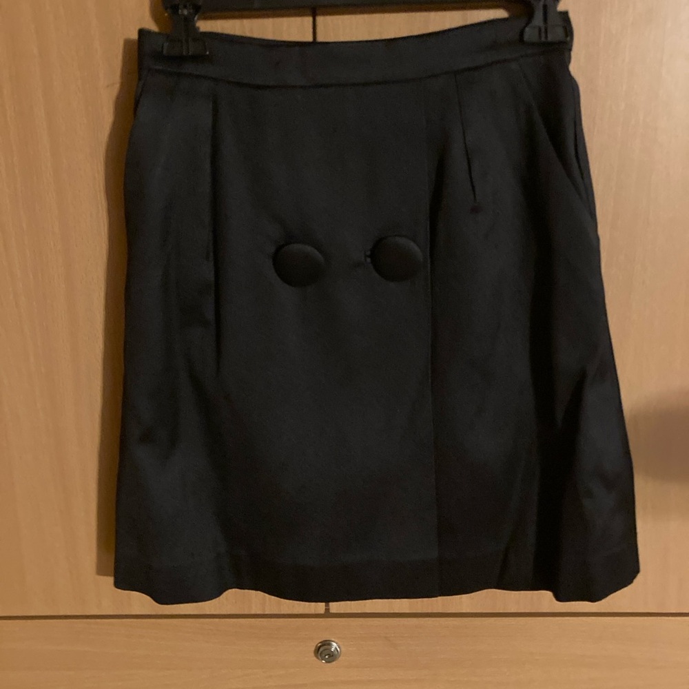 3.1 Phillip Lim Black Tuxedo Skirt